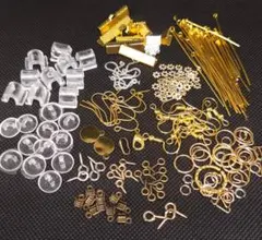 アクセサリー製作用金具セット★訳あり品