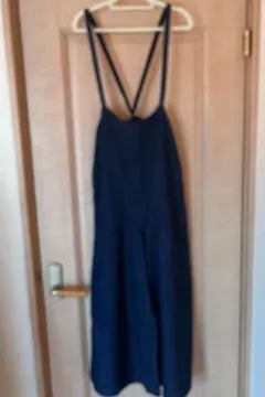 BACK NUMBER ネイビー オールインワン