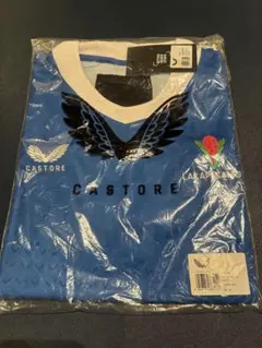 CASTORE LAKAPI SAMOA青 Vネックシャツ M