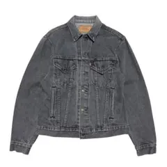 USA製 80's Levi's 70506 先染め ブラック デニムジャケット