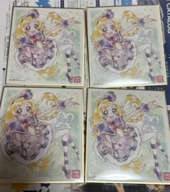 4枚　プリキュア　色紙ART 7 キュアフレンディ　犬飼いろは　わんぷり