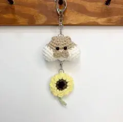 ゴールデンハムスターさん　キーホルダー　【もぐもぐシリーズ】