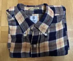 GAMBERT CUSTOM SHIRT アメリカ製 ネル薄手 ボタンダウン