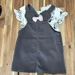 【美品】H&M ディズニー　ミニー　サロペット　スカート　80 セット売り