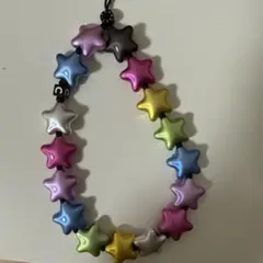 casetifyカラフル星型ビーズネックレス