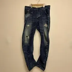 G-STAR RAW メンズ ダメージ加工 デニム