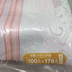 ドレープカーテン 2枚組 100cm×178cm 花柄のサムネイル
