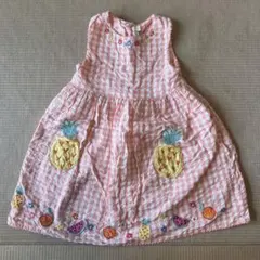 Jojomamanbebe ジョジョママンべべ ギンガムチェック ワンピースのサムネイル