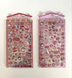 2枚セット☆3Dシール ぷくぷくシール ボンボンドロップシール好きな方に♡