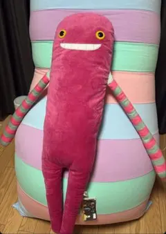 モケケ もけけ ピンク 特大抱き枕ぬいぐるみ キャラクターグッズ 癒し系キモカワ 楽天市場】モケケ もけけ 全長約99cm 特大 LLサイズ ぬいぐるみ 抱き枕