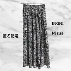 【最終値下げ】INGNI レオパード柄 ロングスカート フレアスカート Mのサムネイル