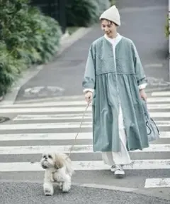 試着のみ　studioclip kazumiさんコラボ レイヤード風ワンピース