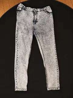 PUNYUS スキニーデニムパンツ　ケミカルのサムネイル