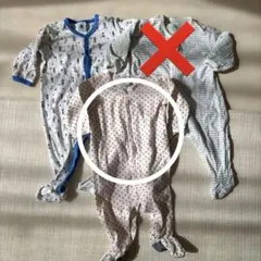 専用　プチバトー 長袖ロンパース　赤い星