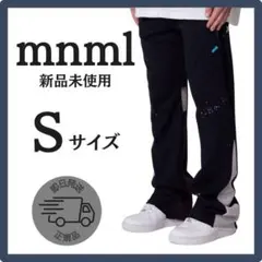 即日発送可　新品MNMLミニマル ブーツカット スウェットパンツ ブラックS 即日発送可MNMLミニマル ブーツカット スウェットパンツ ブラックm