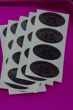 わちふぃーるど　シール　ダヤン　5シート　文具