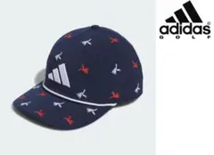 送料無料 新品 adidas ゴルフ サマーオープンキャップ ネイビー
