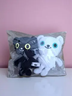 《新品•未開封•非売品》クロネコヤマトぬいぐるみ/クロネコ•シロネコ