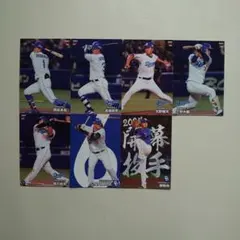 カルビー2024プロ野球チップス第2弾中日ドラゴンズ7枚セット