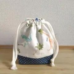 恐竜柄　コップ袋