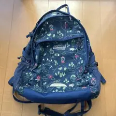 Coleman アウトドア柄 ネイビーリュック