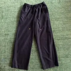 UNITED ARROWS イージーパンツ 38 レディース ネイビー　オフィス