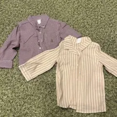 H&M、Gap ベビーシャツ2枚セット