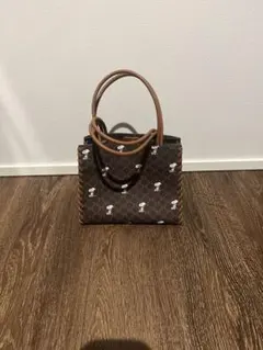 スヌーピー プリント ハンドバッグ