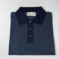 アミ Ami Paris AMI DE COEUR ストライプ ポロシャツ Lのサムネイル