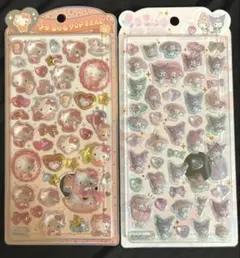 うるちゅる ポップシール キティ ベビー マイメロディ クロミ