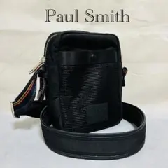 Paul Smith ポールスミス ロゴ キルティング ショルダーバッグ カーキ