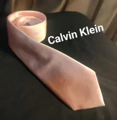 新品Calvin Klein スリムネクタイ ピンク シルク100%のサムネイル