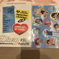 &TEAM シーグリ ダイアリー&ステッカーセット2025