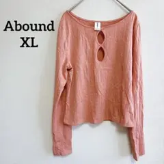 Abound 【XL】 ピンク 長袖 Tシャツ 秋服