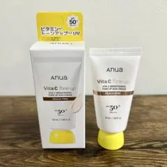 ラスト！【新品】アヌア Auna ビタミン トーンアップUV ピーチピンクのサムネイル
