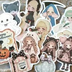 コラージュシートカット済 素材 おすそ分け ハロウィンセット❤️ ②