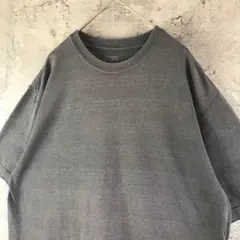 A3243古着　Tシャツ ブラウングレー　ボーダー　90s Y2K