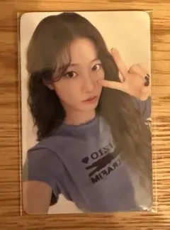 60 カズハ　購入特典　トレカ　LE SSERAFIM spaghetti