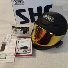 SHOEI Z-8 マットブラック ゴールドシールド付　2024年製造のサムネイル