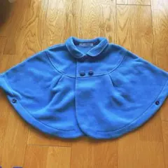 familiar ベビーポンチョ 60-90 水色