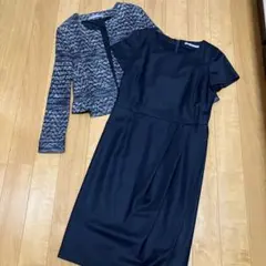 5/6までの出品￼【セオリーリュクス】ワンピースとジャケットのセット　美品