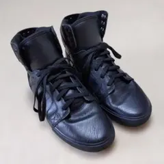SUPRA　スープラ　黒色レザー　ハイカットスニーカー　27.5cmのサムネイル