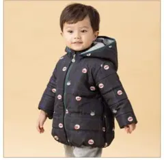 【新品未使用】アンパンマン チェック柄中綿コート