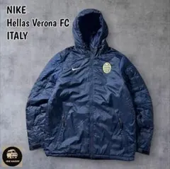 Hellas Verona FCイタリアNIKEウォームアップトレーニングJK紺