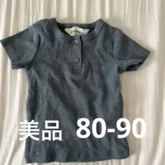 H&M ADORABLES ヘンリーネック Tシャツ 92cm