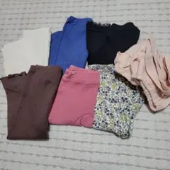 ベビー 80 女の子 ボトムス7点セット