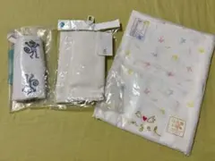 未使用品　入浴ガーゼ 3種類セット