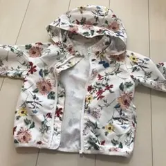 本日限定価格！プティマイン　ウィンドブレーカー　花柄　90