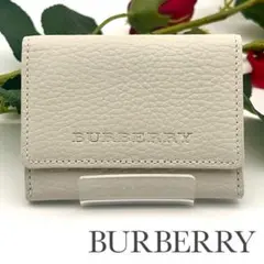 BURBERRY 名刺入れ カードケース ホワイト - メルカリ