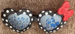 ディズニー　ミニーマウス ハート型サングラス